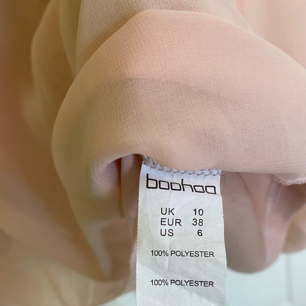 🎉HP🎉 Pink Boohoo dress with lime daisies - Picture 3 of 5